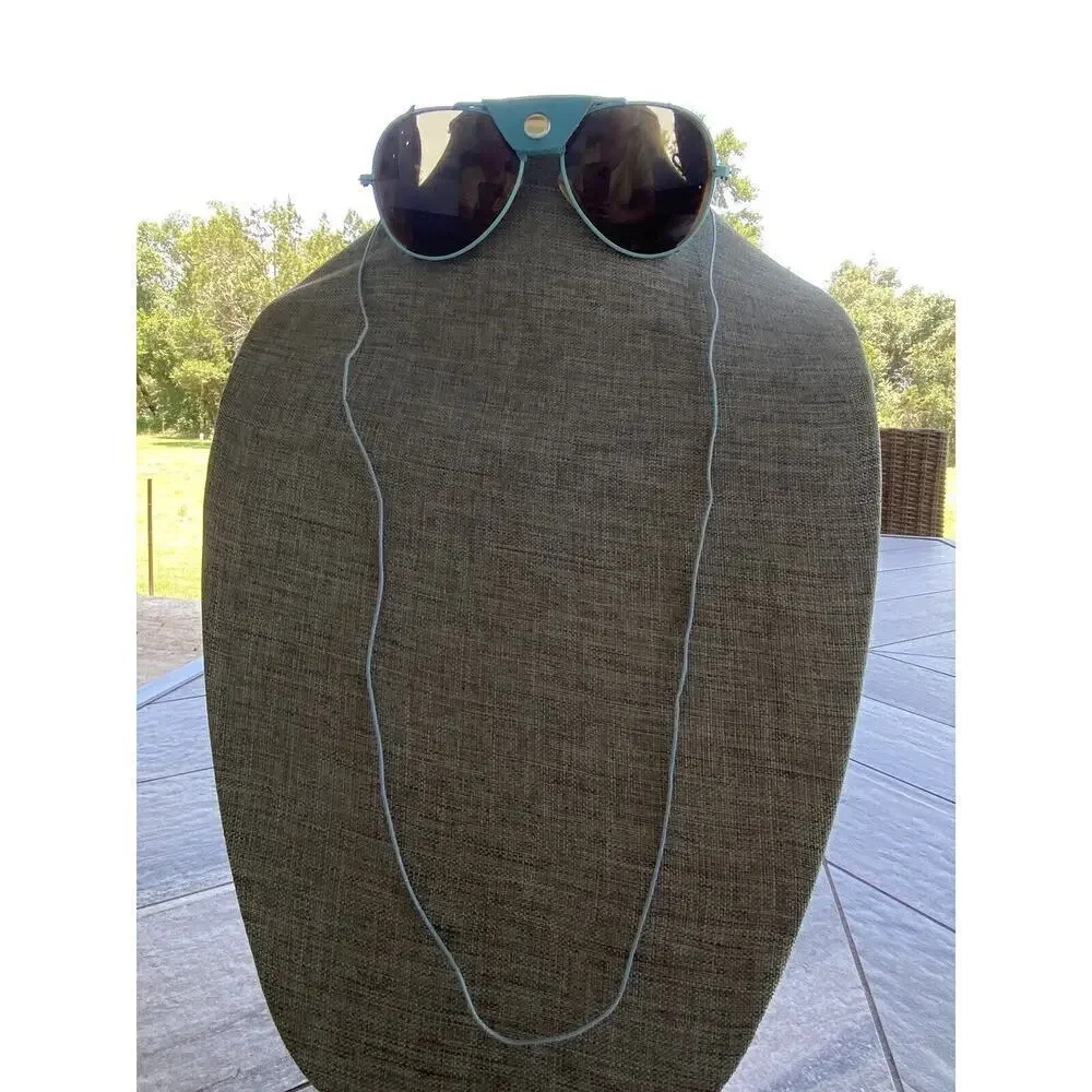 Vintage Sunglasses Light Blue Pilot Aviator Style 1980s